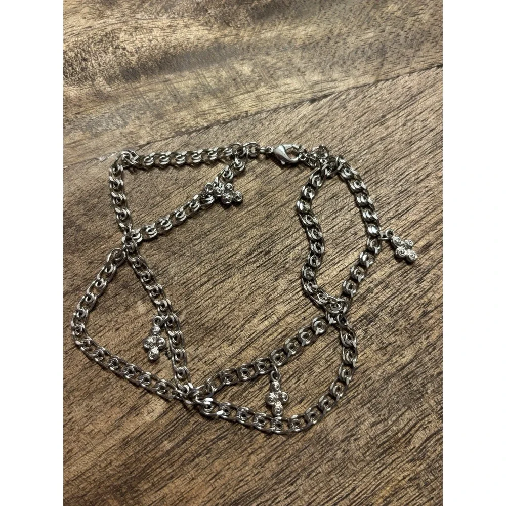 Vintage Avon Boot Anklet Silver Tone Finish